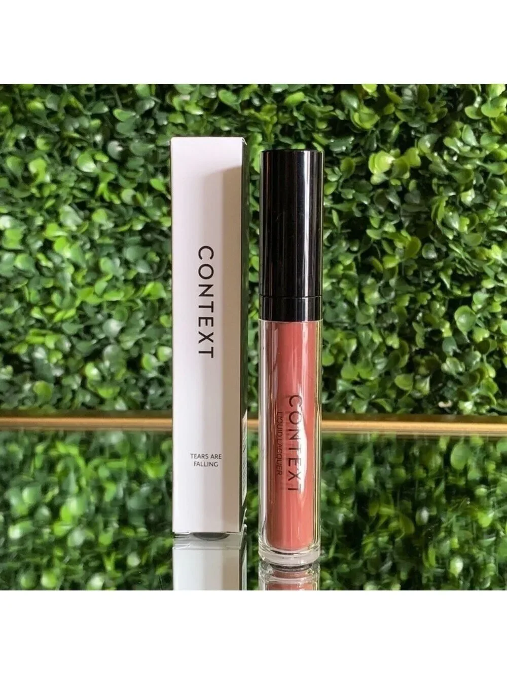 Context Skin TEARS ARE FALLING Liquid Lipstick | NEW | Mauve Ultra Matte | BNIB